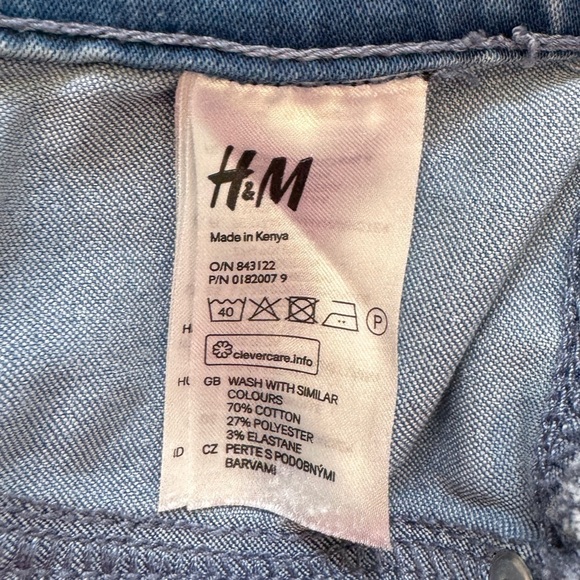 H&M Blue Faux Pocket Women’s Jeans (Sz 10) - Picture 5 of 5